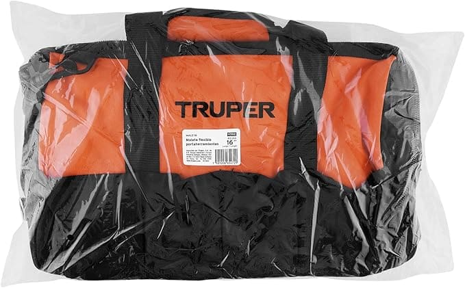Truper Wide Mouth Tool Bag and Organizer for Home, Workshop, or Job Site, Non-slip Bottom with Pockets, Padded Handle, Adjustable Shoulder Strap- 20 Truper Wide Mouth Tool Bag and Organizer for Home, Workshop, or Job Site, Non-slip Bottom with Pockets, Padded Handle, Adjustable Shoulder Strap- 20